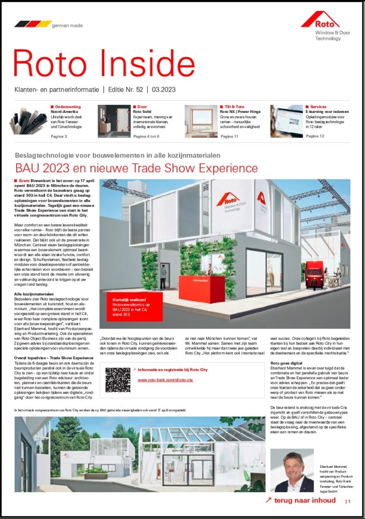 Marcus Sander Roto New Roto Inside - Issue 52 - Roto More