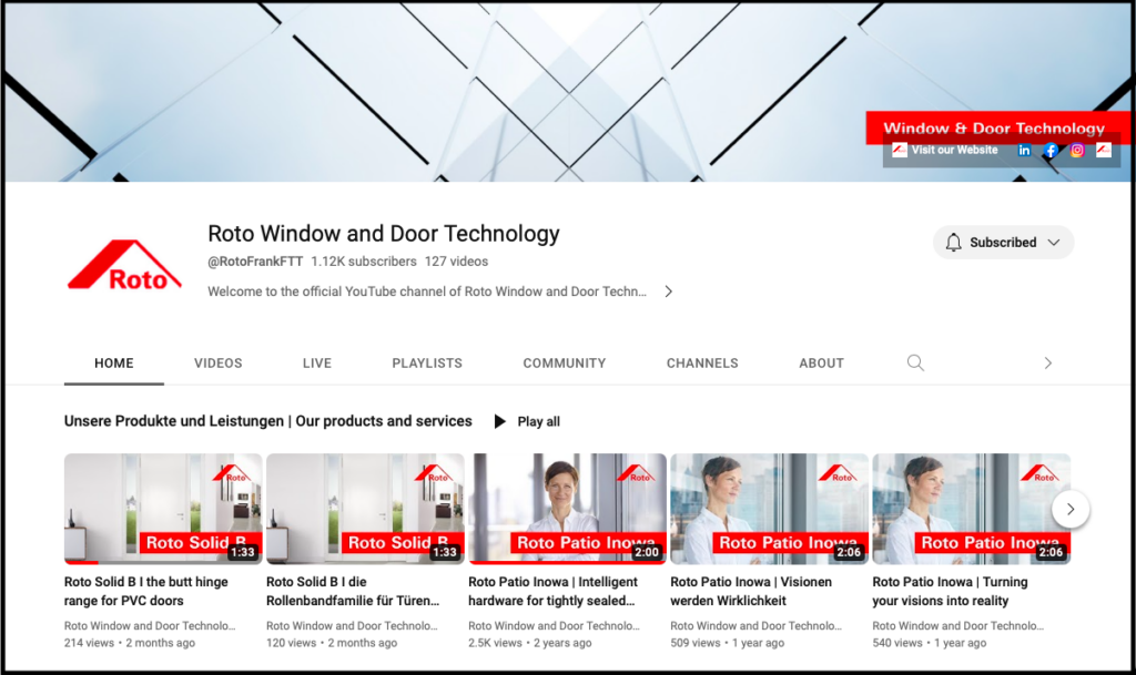 Nouveau look pour la chaîne YouTube - Roto More